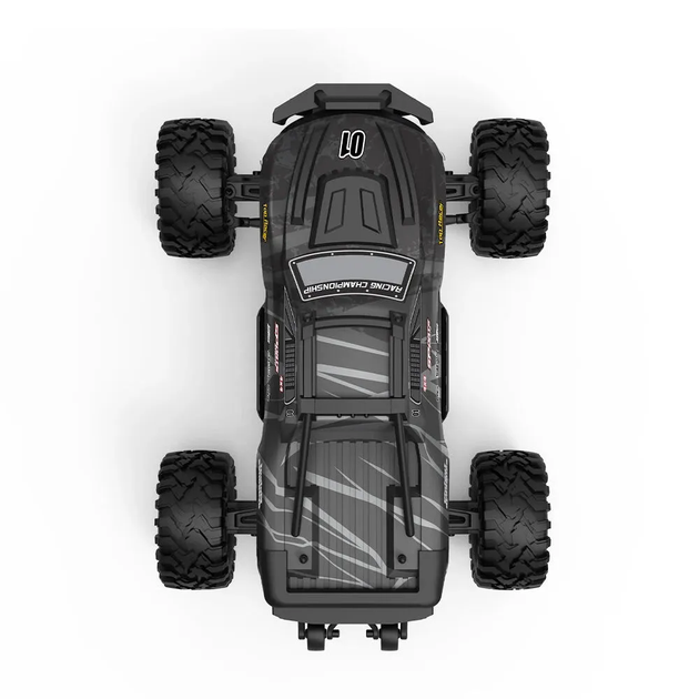Машинка на радиоуправлении KFPLAN KF10 1:10 4WD до 50 км/ч, RC внедорожник на пульте, радиоуправляемый джип для бездорожья, монстр трак с LED подсветкой - изображение 6