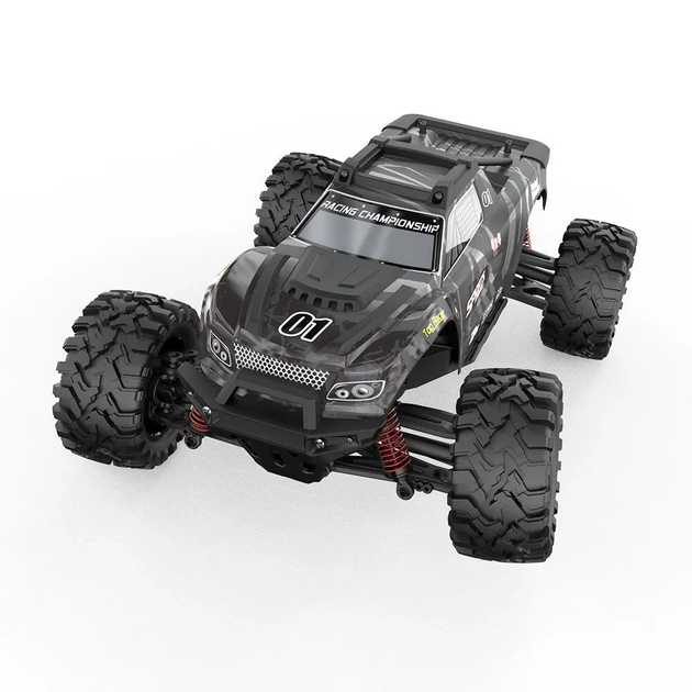 Машинка на радиоуправлении KFPLAN KF10 1:10 4WD до 50 км/ч, RC внедорожник на пульте, радиоуправляемый джип для бездорожья, монстр трак с LED подсветкой - изображение 7