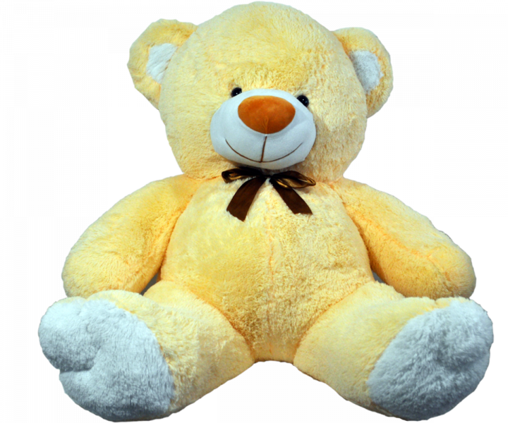 Большой плюшевый медведь Teddy Boom Томми 2 метра кремовый - Фото 1 Большой плюшевый медведь Teddy Boom Томми 2 метра кремовый - изображение 1