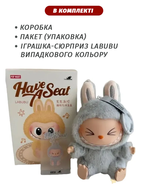 Лабубу игрушка сюрприз Labubu, брелок Мягкая плюшевая игрушка Ла бубу - изображение 10