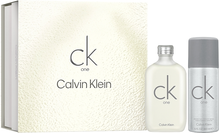 Zestaw unisex Calvin Klein CK One Woda toaletowa 100 ml + Dezodorant 150 ml (3616305433787) - obraz 2