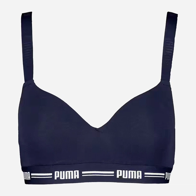 Бюстгальтер без косточек хлопковый Puma Women Padded Top 1P Hang 90786323 M Navy (8720245669566) - изображение 4