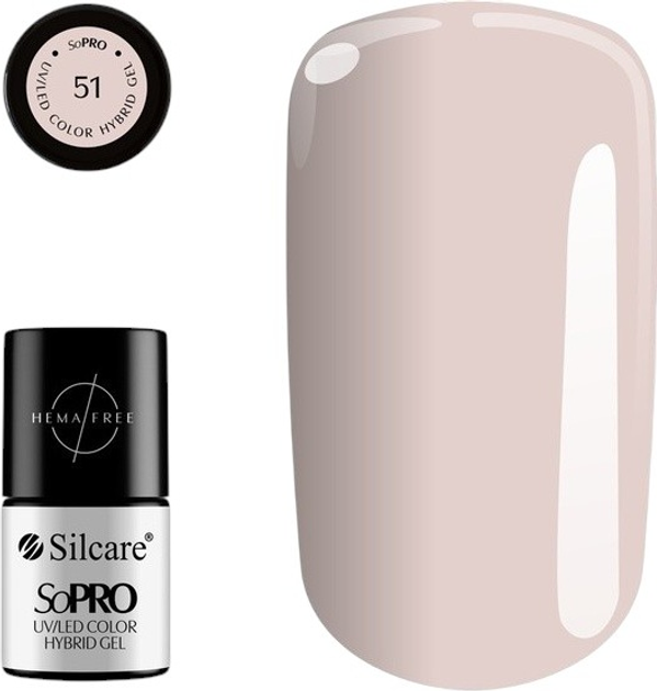 Гель-лак для нігтів Silcare SoPro 51 7 г (5902560557022) - зображення 1