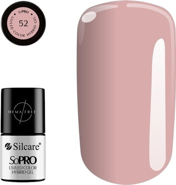 Lakier hybrydowy Silcare SoPro 52 7 g (5902560557039) - obraz 1