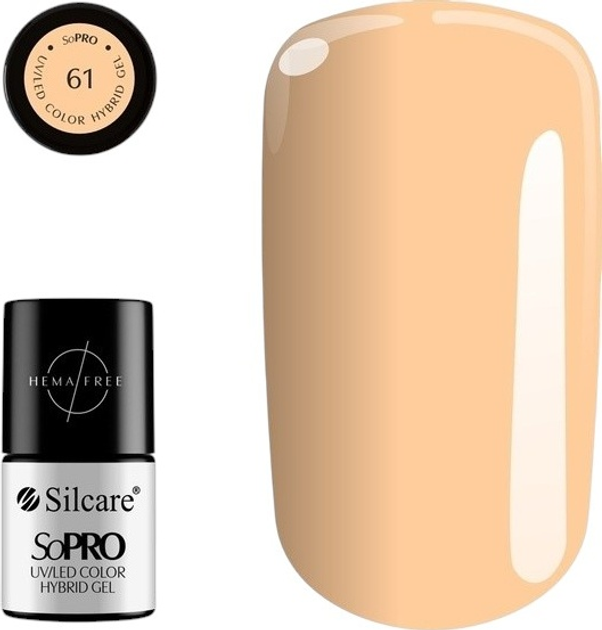 Lakier hybrydowy Silcare SoPro 61 7 g (5902560558012) - obraz 1