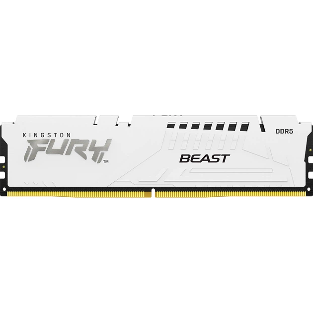 Оперативная память Kingston FURY 16 GB DDR5 5200 MHz Beast EXPO White (KF552C36BWE-16) - Фото 2 Оперативная память Kingston FURY 16 GB DDR5 5200 MHz Beast EXPO White (KF552C36BWE-16) - изображение 2