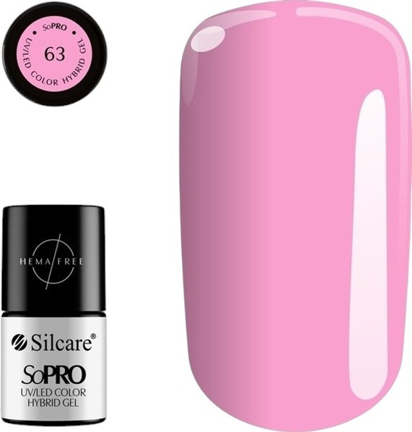 Lakier hybrydowy Silcare SoPro 63 7 g (5902560559224) - obraz 1