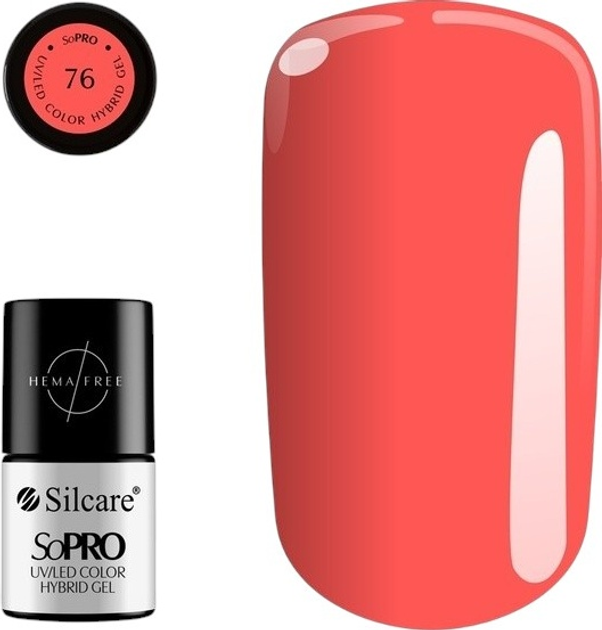 Lakier hybrydowy Silcare SoPro 76 7 g (5902560568158) - obraz 1
