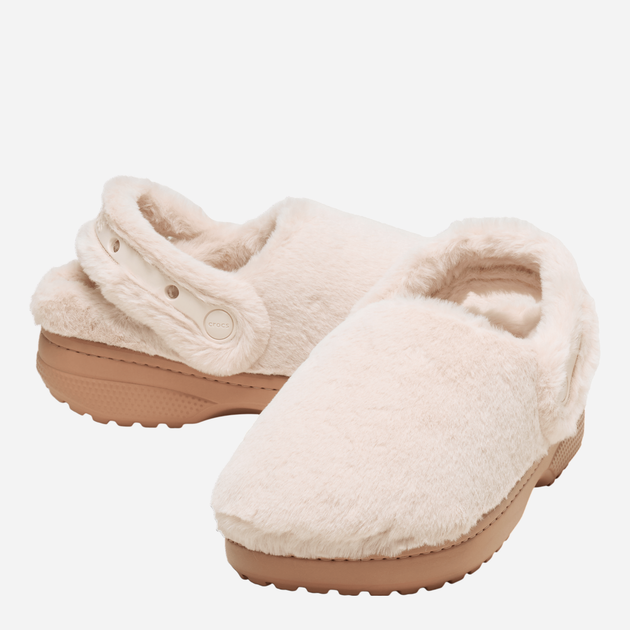 Женские кроксы утепленные Crocs Classic Unfurgettable Clog QaQ 211116-6UR 41-42 (M8/W10) 26 см Светло-розовые (198445191107) - изображение 3