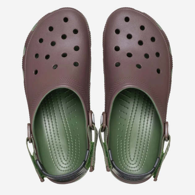 Мужские кроксы Crocs Classic Turbo Clog Coffee 211287-21Q 42-43 (M9/W11) 27 см Коричневый/Зеленый (198445241871) - Фото 5 Мужские кроксы Crocs Classic Turbo Clog Coffee 211287-21Q 42-43 (M9/W11) 27 см Коричневый/Зеленый (198445241871) - изображение 5
