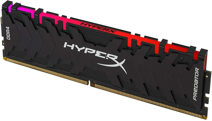 DDR4 Kingston RGB HyperX Predator 32GB (Kit of 2x16384) 3200MHz CL16 Black DIMM (HX432C16PB3AK2/32) - изображение 2