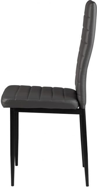 Набір стільців для кухні та вітальні ModernHome by Multistore DC855 4 шт Сірі (5903089064589) - зображення 3