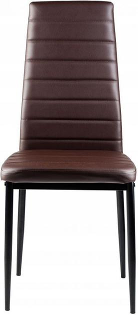Zestaw krzeseł do salonu i jadalni ModernHome by Multistore DC855 4 szt Brązowe (5903089064596) - obraz 4