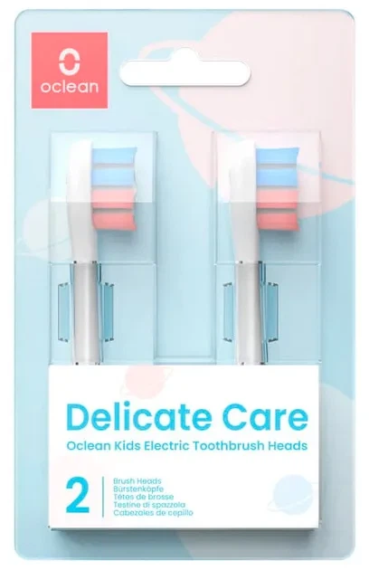 Насадки для зубной щетки Oclean P3K1 Brush Head Kids White (6970810552546) [81212] - изображение 3