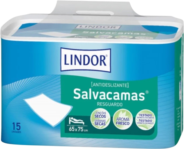 Pieluchy jednorazowe Lindor 65x75 cm 15 szt (4084500869622) - obraz 1