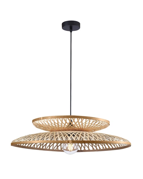 Люстра в стиле бохо, подвесной светильник Goldlux 329103 Bali E27 1x20W IP20 Бежевый - изображение 3