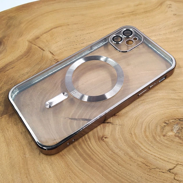 Чехол Chrome case with MagSafe для iPhone 11 Silver - изображение 2