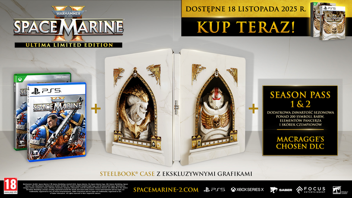 Gra PS5 Warhammer 40.000: Space Marine II Ultima Limited Edition (Blu-ray płyta) (3512899969360) - obraz 16