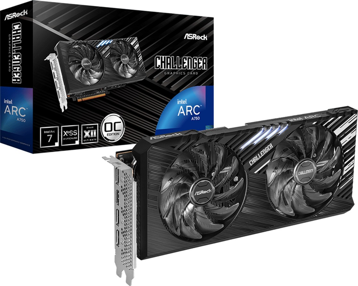 Karta graficzna ASRock PCI-Ex Intel Arc A750 Challenger SE OC 8GB GDDR6 (256bit) (2200/16000) (HDMI, 3 x DisplayPort) (A750 CL SE 8GO) - obraz 6