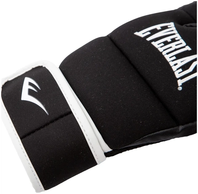 Бинти-рукавички Everlast чорні для кікбоксингу S/M універсальні захисні рукавички для тренувань - зображення 4
