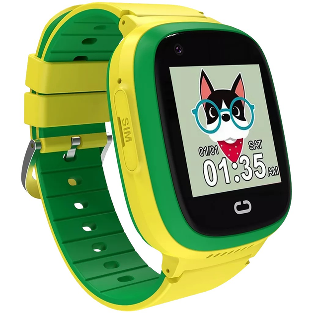Smartwatch dla dzieci Canyon Sunny KW-48 Wideo 4G GPS Games&Music Green (CNE-KW48YG) - obraz 3