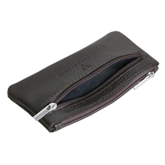 Ключниця з натуральної шкіри 124F Vip Collection, коричнева - изображение 3