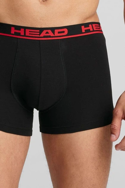 Трусы-боксеры Head BASIC BOXER 2P красный, черный мужские L (701202741-020) - Фото 5 Трусы-боксеры Head BASIC BOXER 2P красный, черный мужские L (701202741-020) - изображение 5
