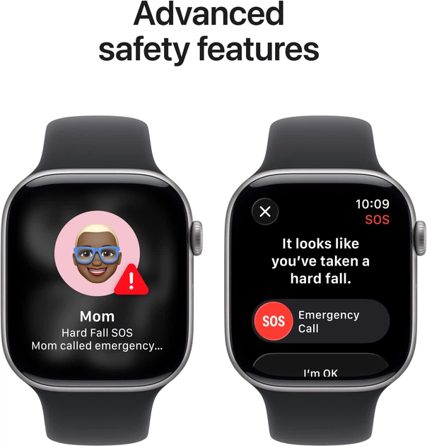 Smartwatch Apple Watch Series 11 GPS 42mm Space Grey Aluminium Case with Black Sport Band - S/M (APL_MEQW4) - obraz 6
