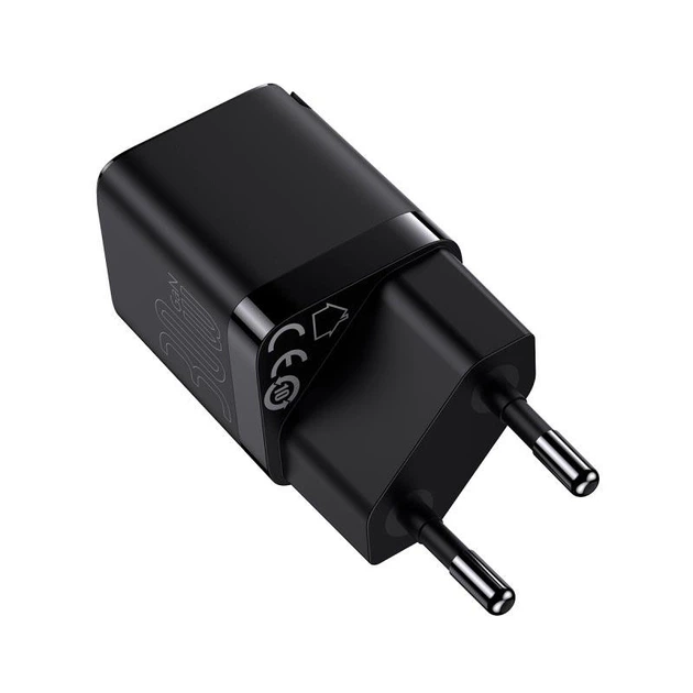 Сетевое зарядное устройство адаптер Baseus GaN3 Fast Charger 1C (CCGN010101) |1Type-C, 30W/3A, поддержка быстрой зарядки PD/QC, многоуровневая защита, универсальная совместимость, технология GaN3| Черный - изображение 9