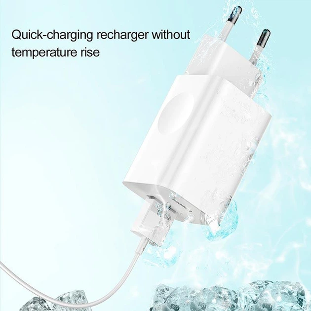 Сетевое зарядное устройство адаптер Baseus for Qi quick charge (CCALL-BX02) |1USB, 24W/2A, поддержка быстрой зарядки QC3.0, многоуровневая защита, универсальная совместимость| Белый - изображение 11
