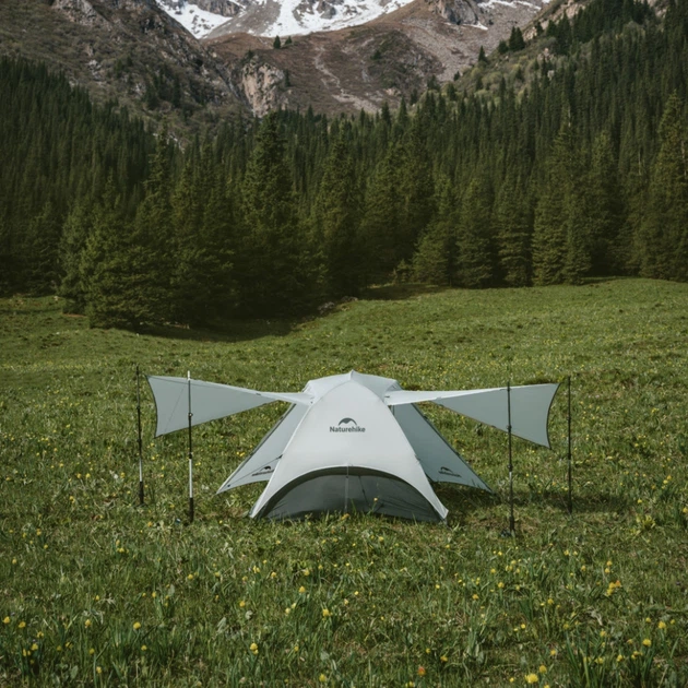 Namiot dwuosobowy ultralekki Naturehike Star River UL CNK2450WS022 Szary (6975641883074) - obraz 5