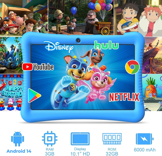 Планшет 10.1" EagleSoar EE10A 3/32Gb 4 ядра Android 14 6000 mAh Black Б/В - изображение 2