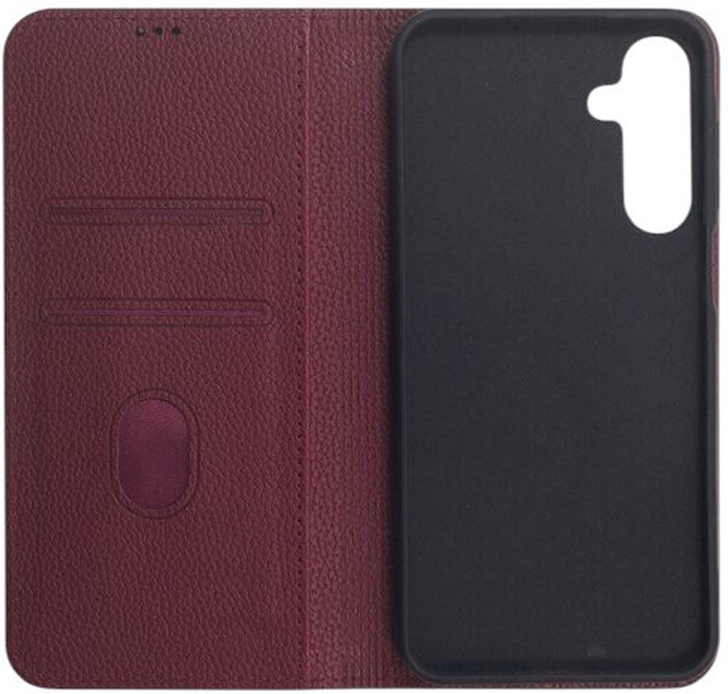 Pokrowiec Just Must Stand Flip do Samsung Galaxy A16 Burgundy (6977248567852) - obraz 1