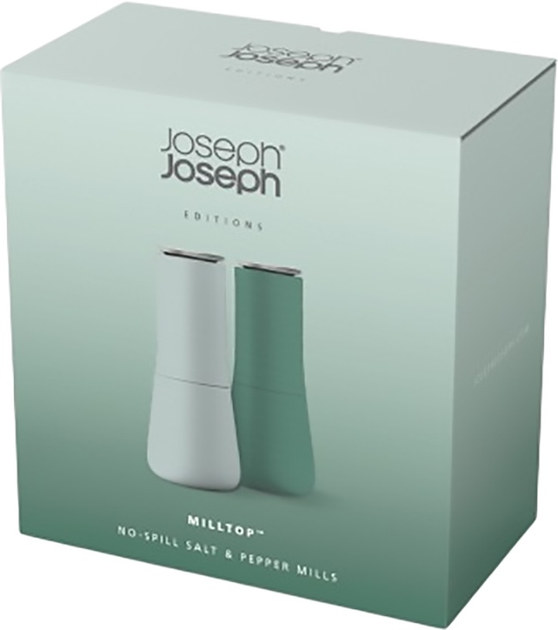 Zestaw młynków do przypraw Joseph Joseph Milltop Sage 2 szt (5028420004311) - obraz 2