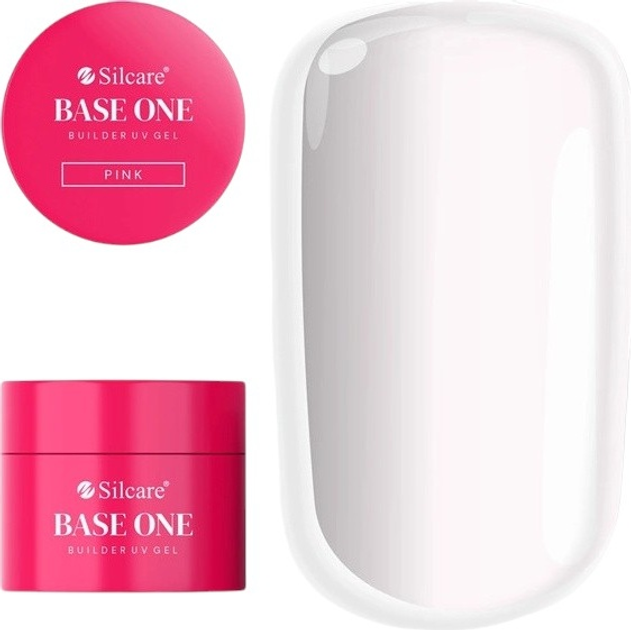 Гель для нарощування нігтів Silcare Base One Pink 50 г (5902560565812) - зображення 1