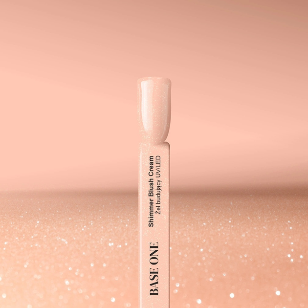 Гель для нарощування нігтів Silcare Base One Shimmer Blush Cream 50 г (5902560565829) - зображення 2