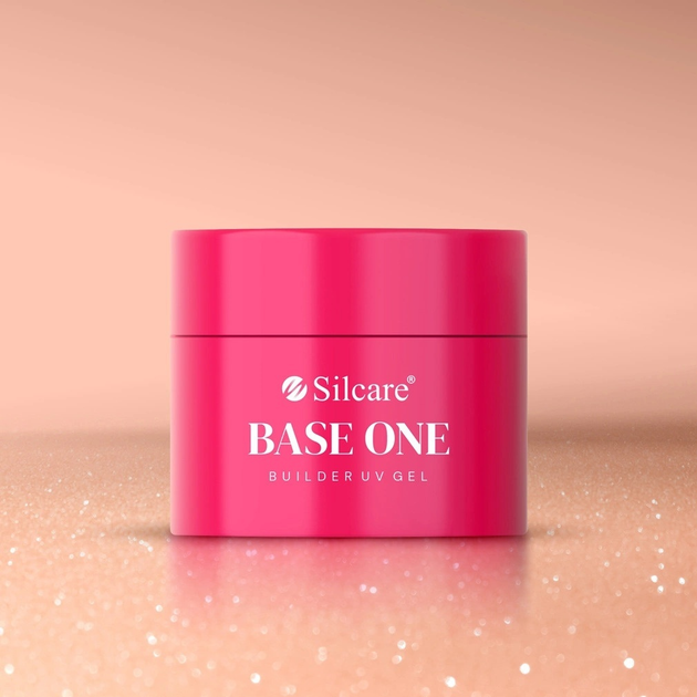 Гель для нарощування нігтів Silcare Base One Shimmer Blush Cream 50 г (5902560565829) - зображення 3
