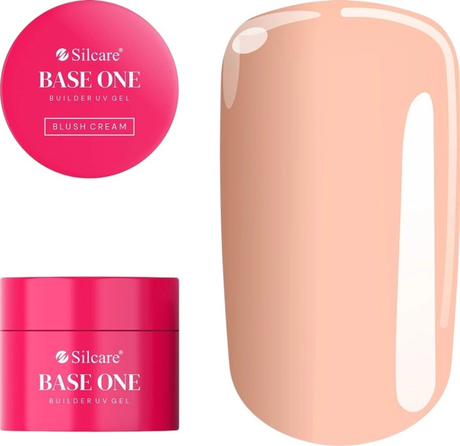 Гель для нарощування нігтів Silcare Base One Blush Cream 100 г (5902560565942) - зображення 1