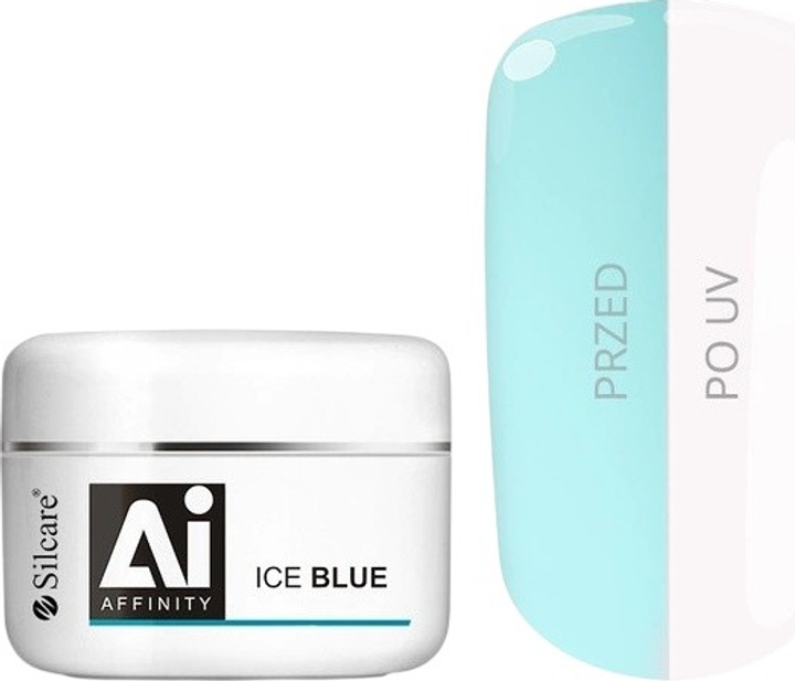 Гель для нарощування нігтів Silcare Affinity Ice Blue 100 г (5902560557640) - зображення 1