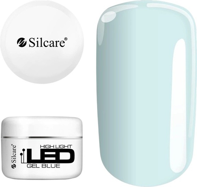 Żel budujący do paznokci Silcare High Light Blue 100 g (5902560566840) - obraz 1