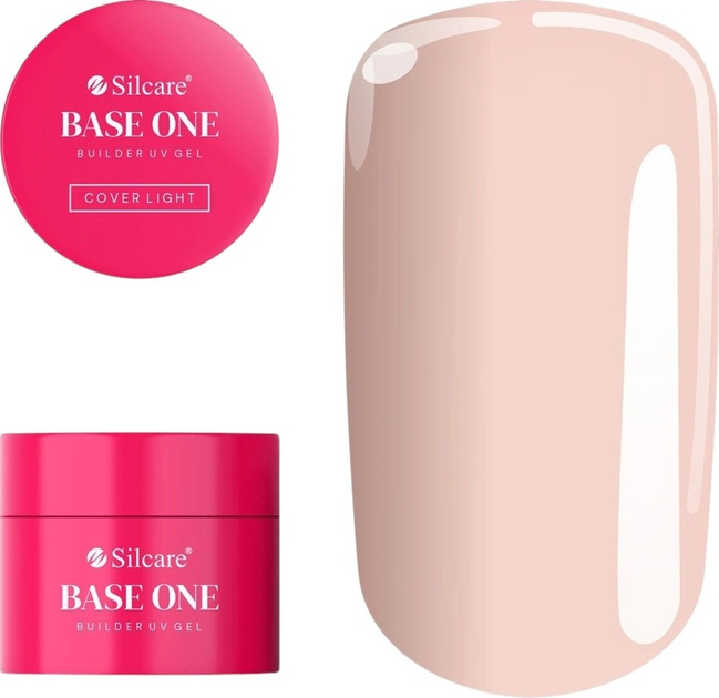 Żel budujący do paznokci Silcare Base One Cover Light 100 g (5902560565980) - obraz 1
