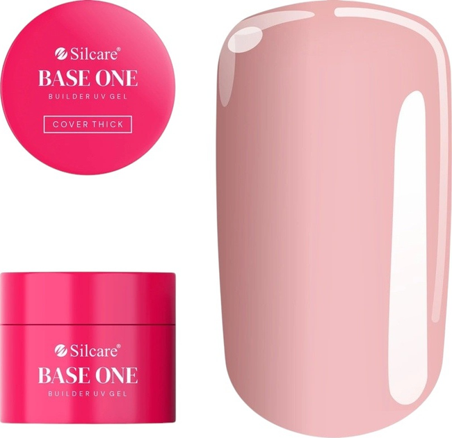 Żel budujący do paznokci Silcare Base One Cover Thick 100 g (5902560566000) - obraz 1