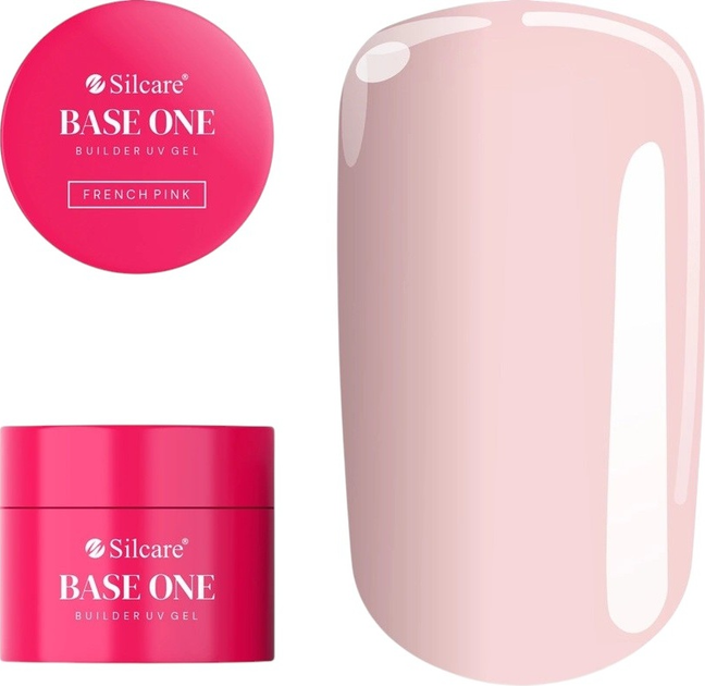 Гель для нарощування нігтів Silcare Base One French Pink 100 г (5902560566024) - зображення 1