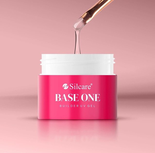Гель для нарощування нігтів Silcare Base One Cover Medium 100 г (5902560565997) - зображення 3