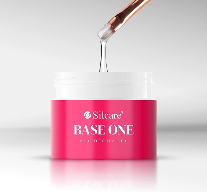 Żel budujący do paznokci Silcare Base One Clear Thick 100 g (5902560566116) - obraz 3