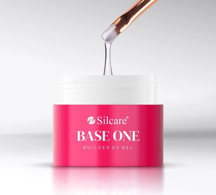 Гель для нарощування нігтів Silcare Base One Violet Thick 100 г (5902560566147) - зображення 3