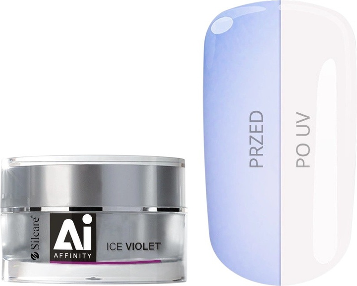 Żel budujący do paznokci Silcare Affinity Ice Violet 30 g (5902560557596) - obraz 1