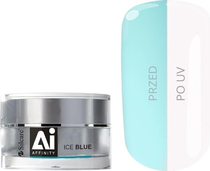 Żel budujący do paznokci Silcare Affinity Ice Blue 15 g (5902560557565) - obraz 1