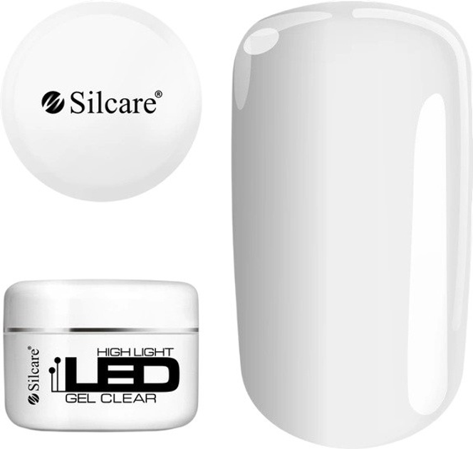 Żel budujący do paznokci Silcare High Light Clear 100 g (5902560566789) - obraz 1