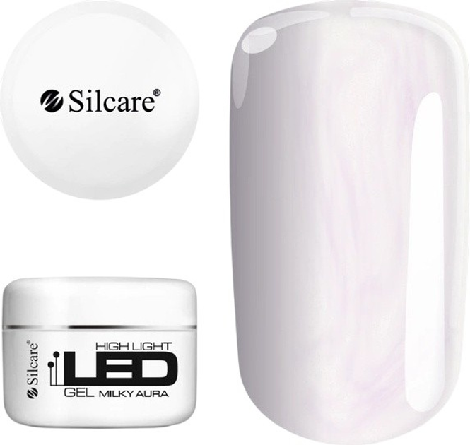 Гель для нарощування нігтів Silcare High Light Milky Aura 100 г (5902560567137) - зображення 1